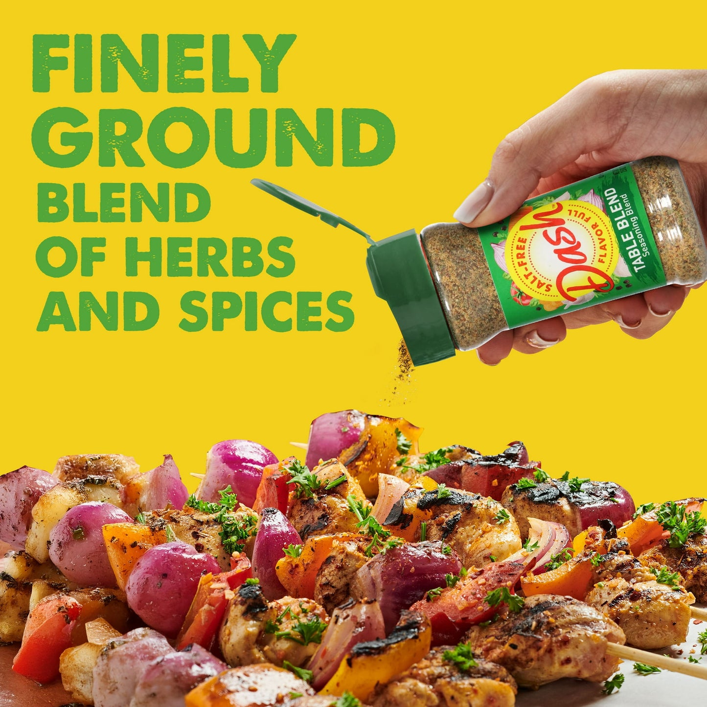 Dash Table Blend Seasoning Blend, Salt Free, Kosher, 2.5 oz (Pack of 2)