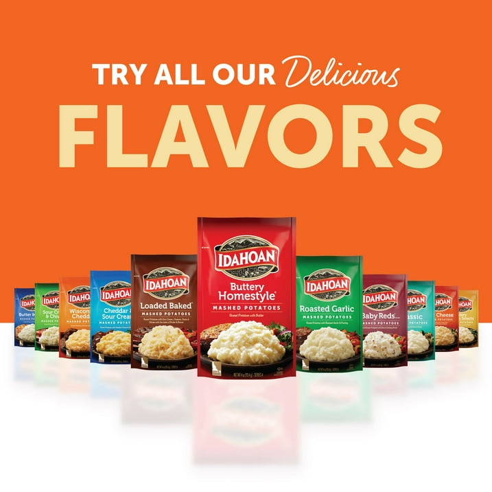 Idahoan® Four Cheese Mashed Potatoes , 4 oz, Pack of 5