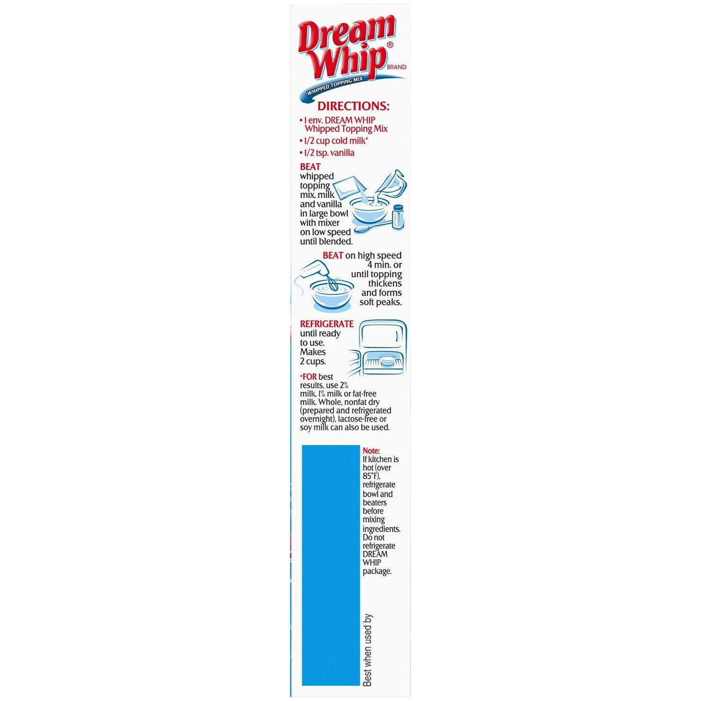 Dream Whip Whipped Topping Mix, 4 ct Packets
