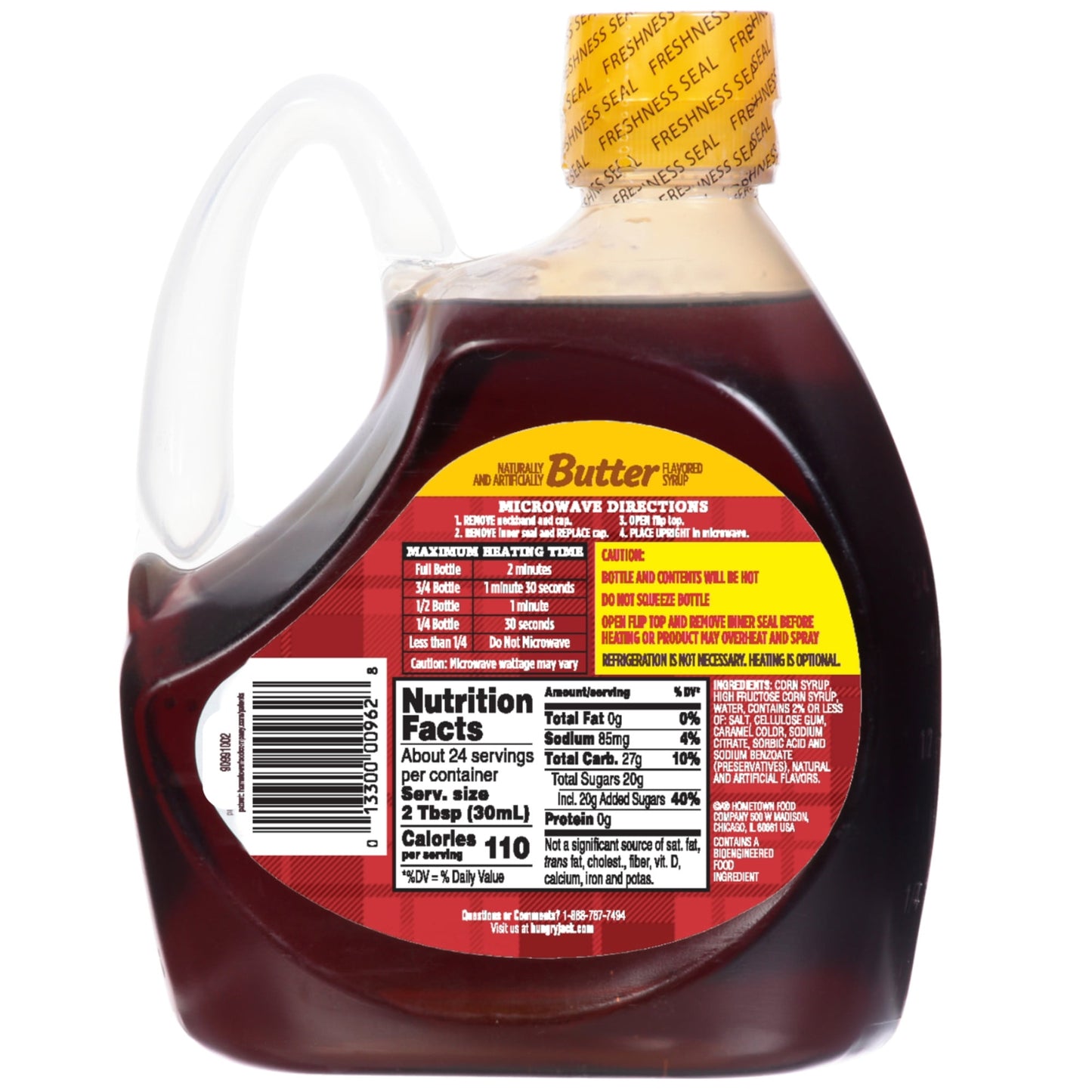 Hungry Jack Pancake Mix + Butter Syrup Bundle – 32 oz Mix & 24 oz Syrup