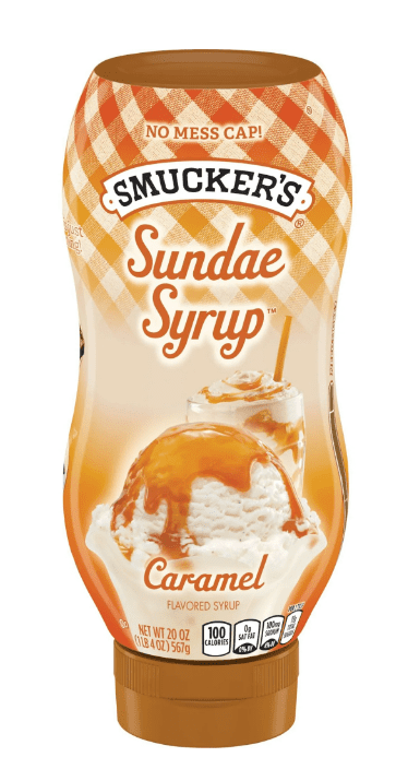 Smucker's Sundae Syrup Caramel Flavored Syrup, 20 Ounces (Pack of 4)