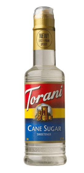 Torani Cane Sugar Sweetener Flavoring Syrup, Coffee Flavoring, Drink Mix, 12.7 oz (Pack of 2)