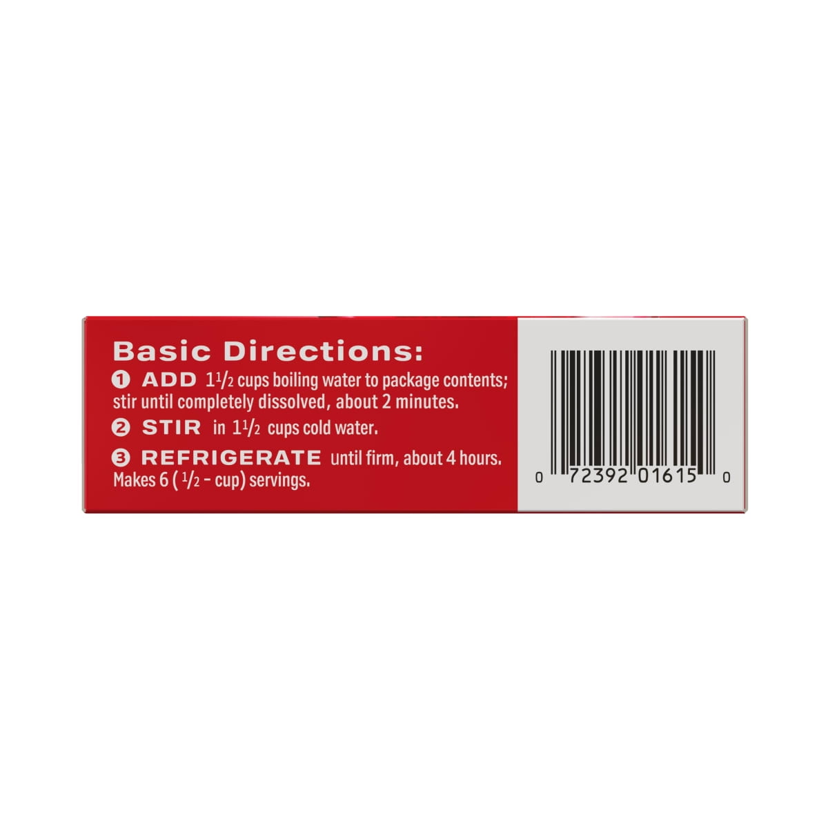 Starburst Cherry Gelatin Mix, 6 Servings, 3.91 oz Cardboard Box (Pack of 3)
