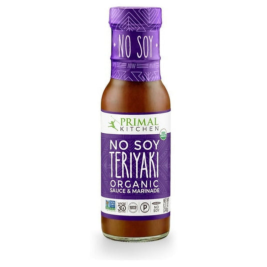Primal Kitchen Organic No Soy Teriyaki Sauce (Pack of 4)