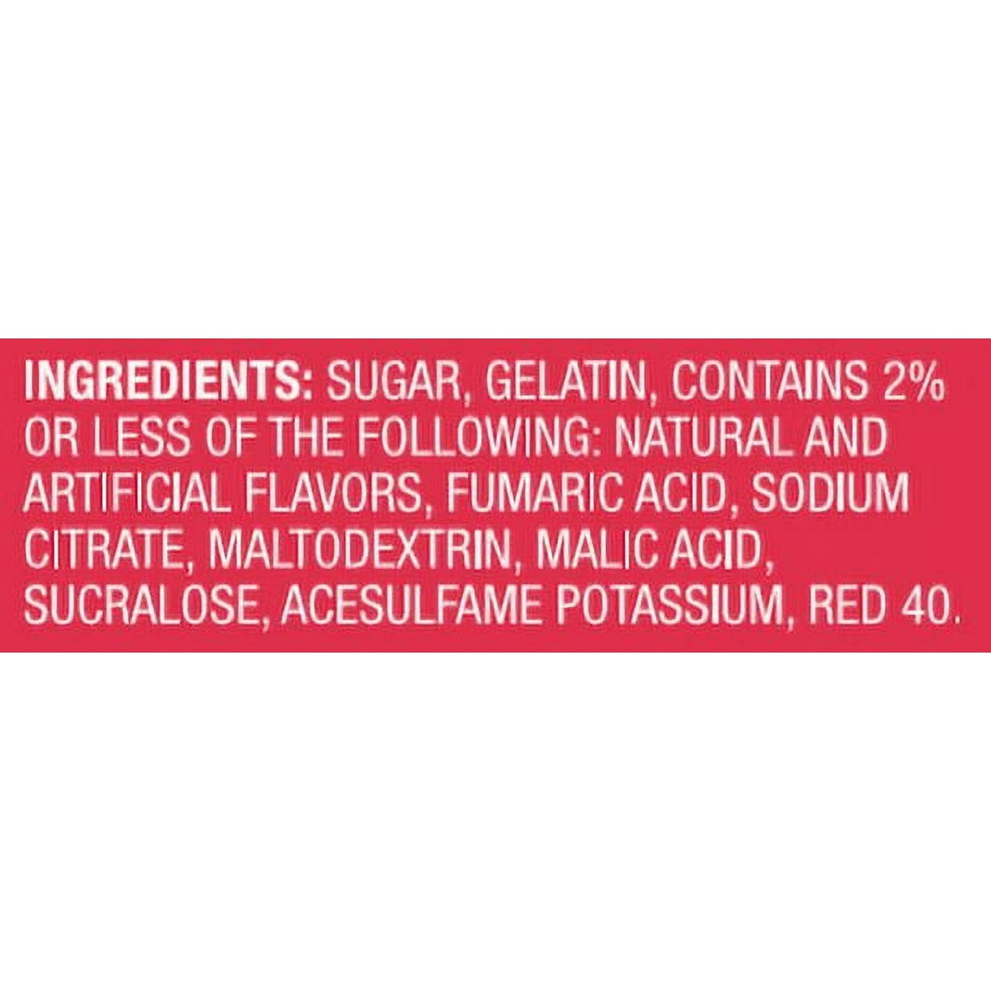 Sonic Watermelon Gelatin Mix, 6 Servings, 3.94 oz Shelf-Stable Cardboard Box (Pack of 5)