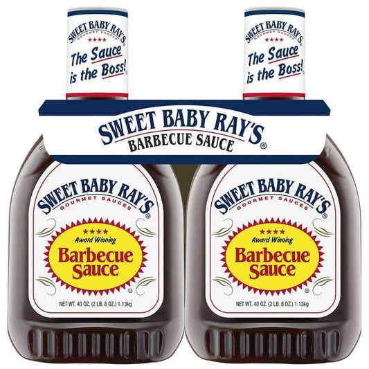 Sweet Baby Ray's Barbecue Sauce, 40oz (Pack of 2)
