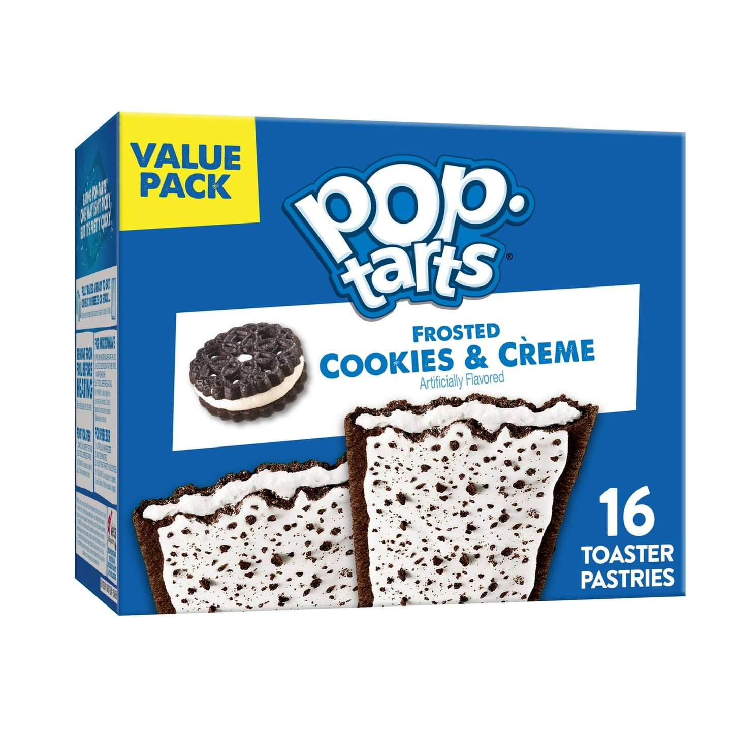 Pop-Tarts Frosted Cookies and Creme Toaster Pastries, -Pack of 2
