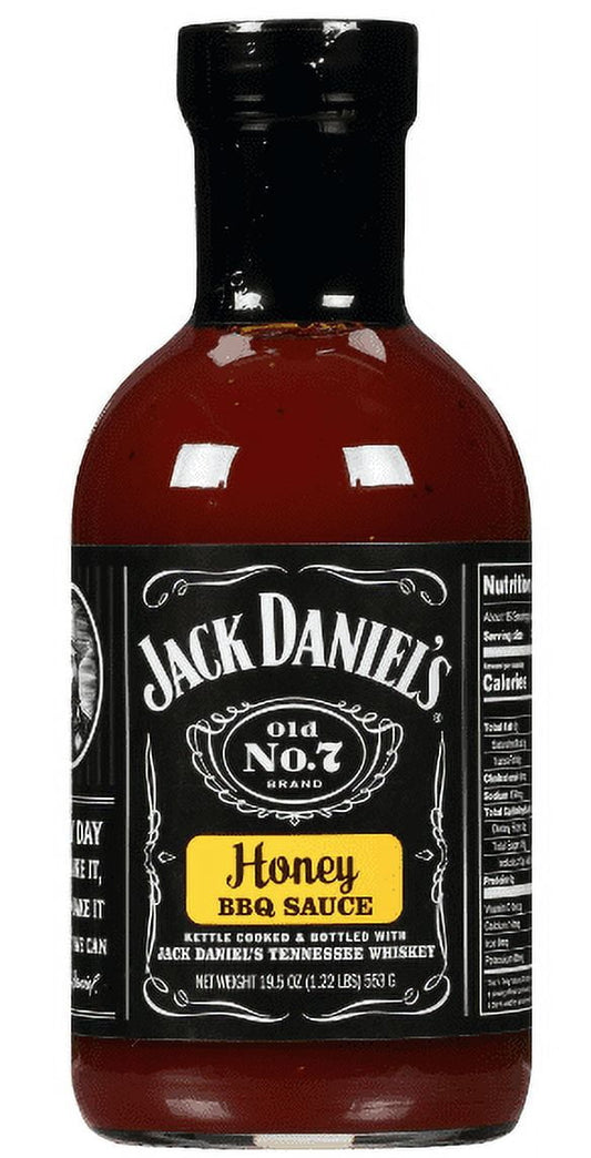 Jack Daniel's Honey BBQ Sauce 19.5 oz. (Pack of 2)