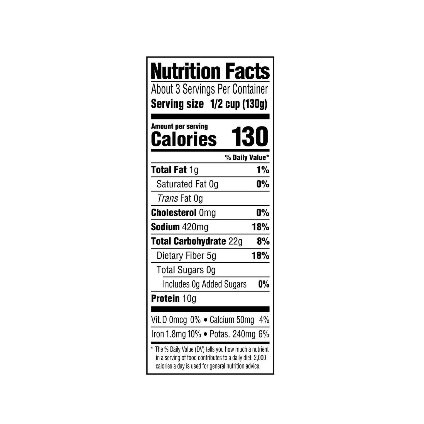 Trappey’s Black Eye Peas Flavored with Slab Bacon, 15.5 oz., Can