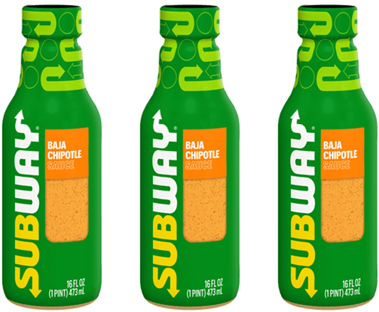 Subway Baja Chipotle Sauce, 3-Pack 16 fl. oz. Bottles