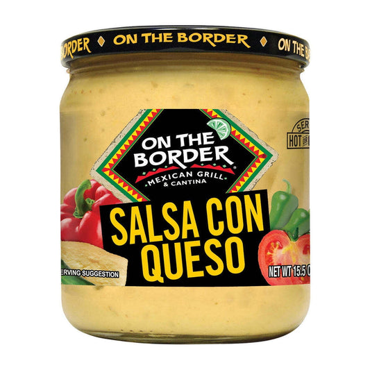 On The Border Salsa Con Queso, 15.5 oz. Jars (Pack of 2)