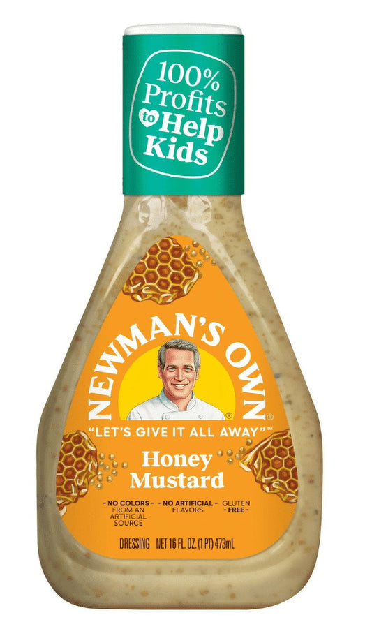 Newman's Own Honey Mustard Dressing, 16 oz Bottle (Pack of 2)