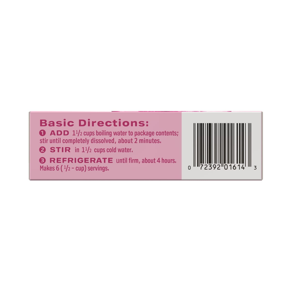 Starburst All Pink Strawberry Gelatin Dessert Mix, Fat-free, 6 Servings, 3.93 oz Cardboard Box (Pack of 3)