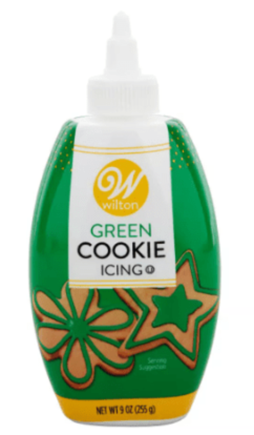 Wilton Cookie Icing - Green 9 oz (Pack of 2)