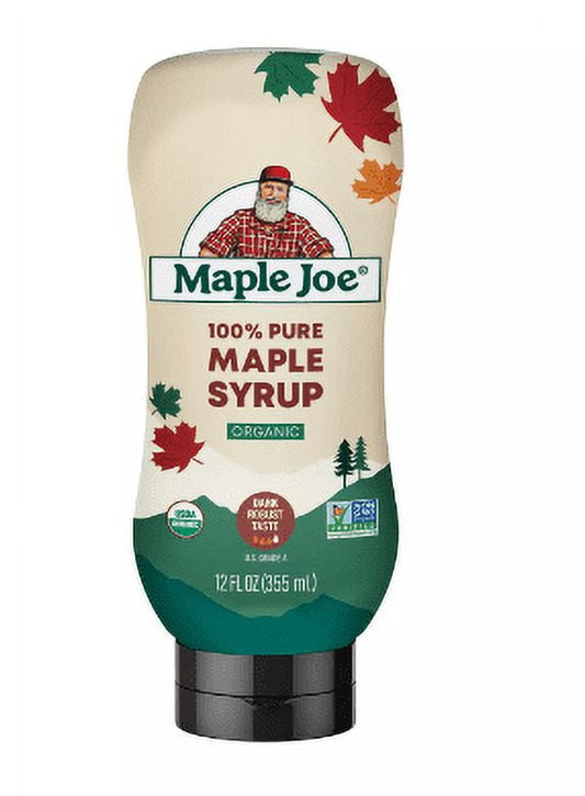 Maple Joe Organic Dark Maple Syrup (Pack of 4)