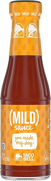 Taco Bell Mild Sauce, 7.5 oz Bottle ( Pack of 2)