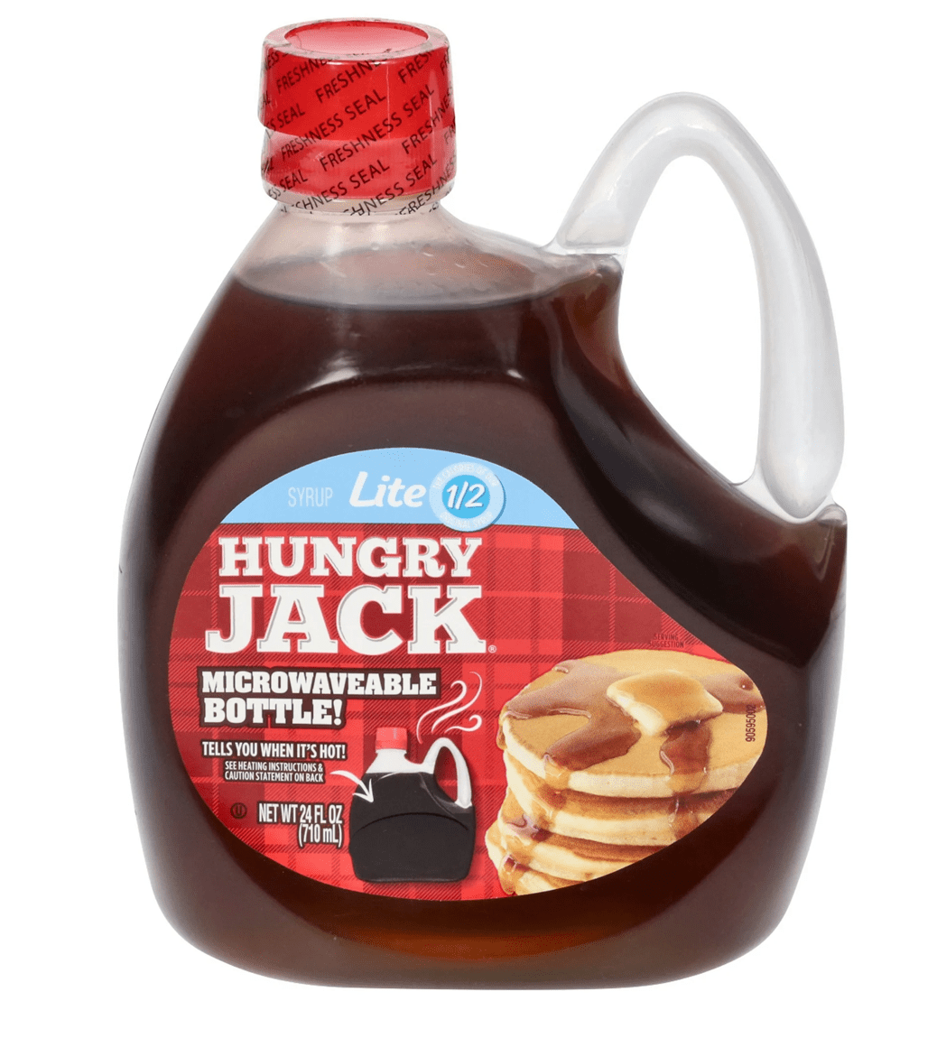 Hungry Jack Lite Pancake Syrup, 24oz (Pack of 2)