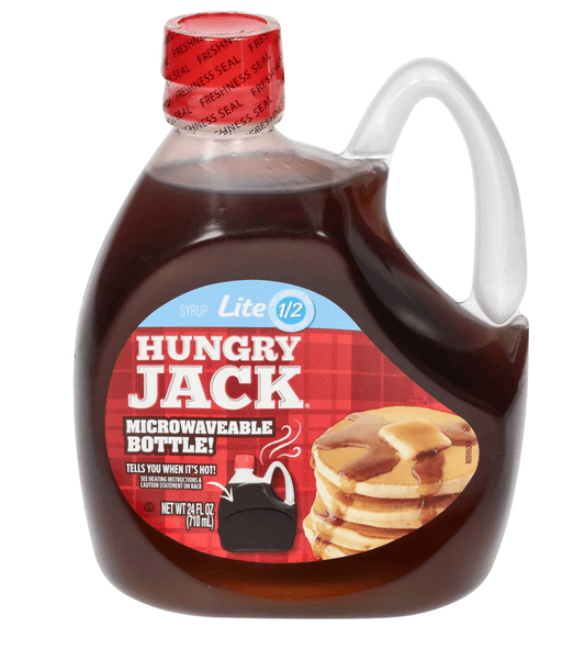 Hungry Jack Lite Pancake Syrup, 24oz (Pack of 2)