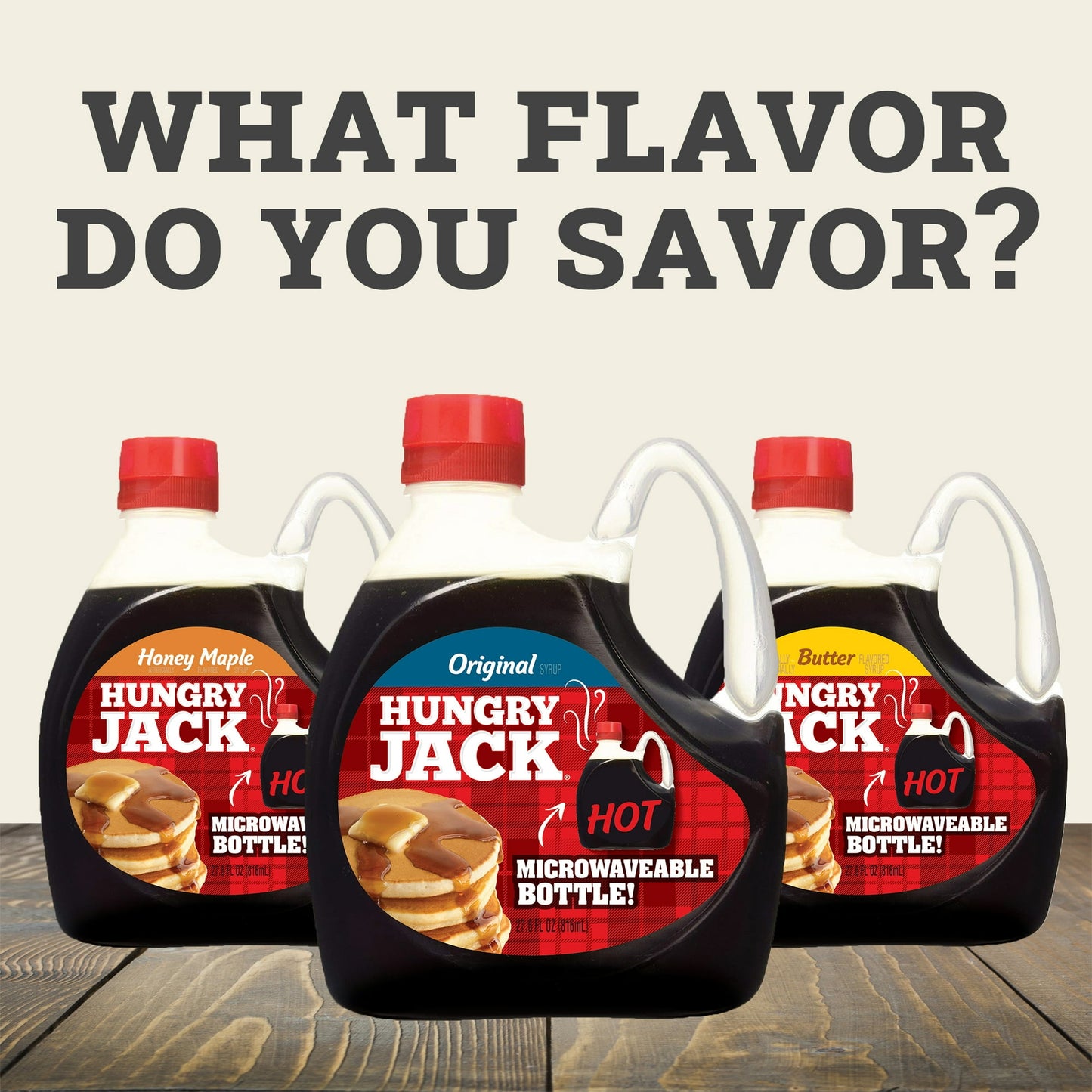 Hungry Jack Original Pancake Syrup, 27.6 fl oz (Pack of 2)
