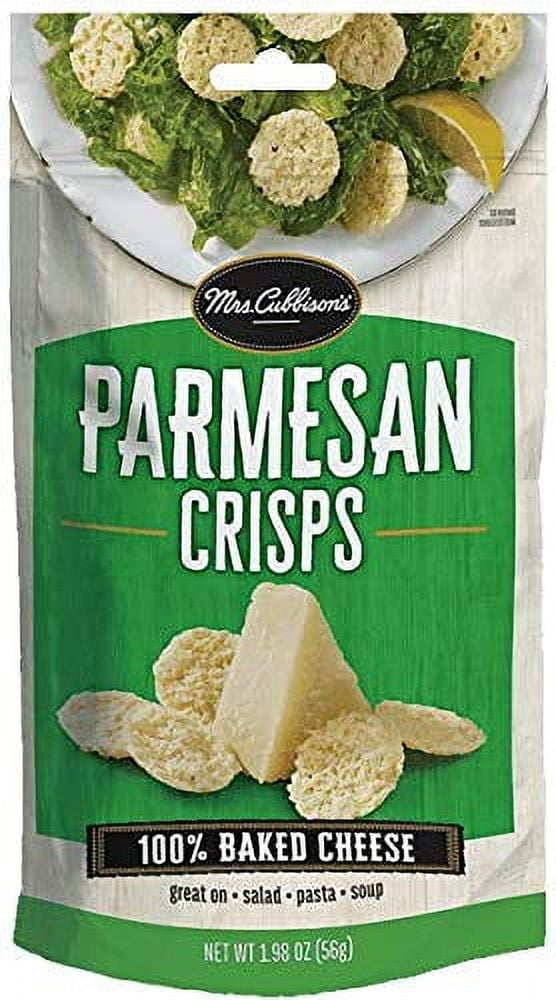 Mrs. Cubbison's Parmesan Cheese Crisps for Salad Toppings and Snacking, 1.98 oz