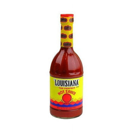 The Original Louisiana Brand Hot Sauce, 12oz (Pack of 4)