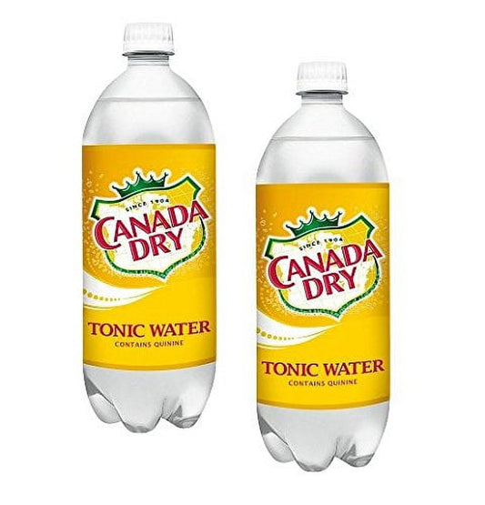 Canada Dry Tonic Water, 1 Liter (Pack of 2)