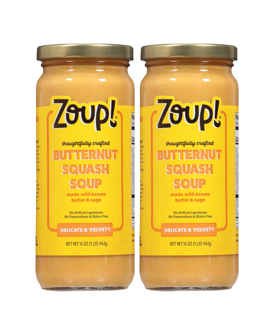 Zoup! Butternut Squash Soup, Shelf-Stable, 16 oz (Pack of 2)