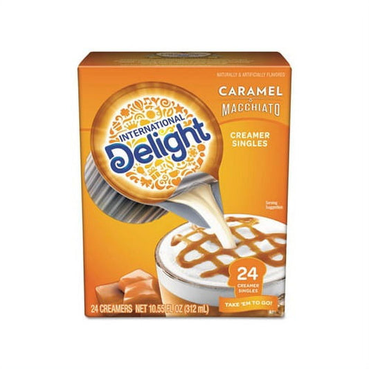International Delight Caramel Macchiato Coffee Creamer Singles, 0.44 fl oz, 24 Count