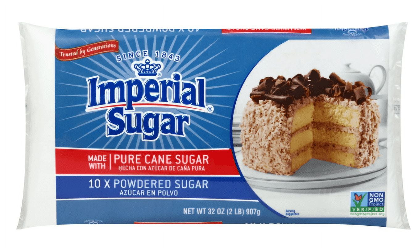 Imperial Sugar 10X Powdered Sugar, 32 oz (Pack of 4)