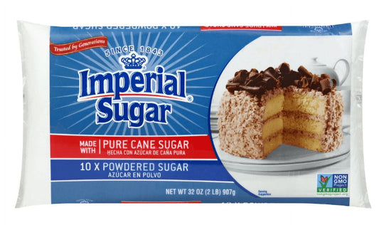 Imperial Sugar 10X Powdered Sugar, 32 oz (Pack of 4)