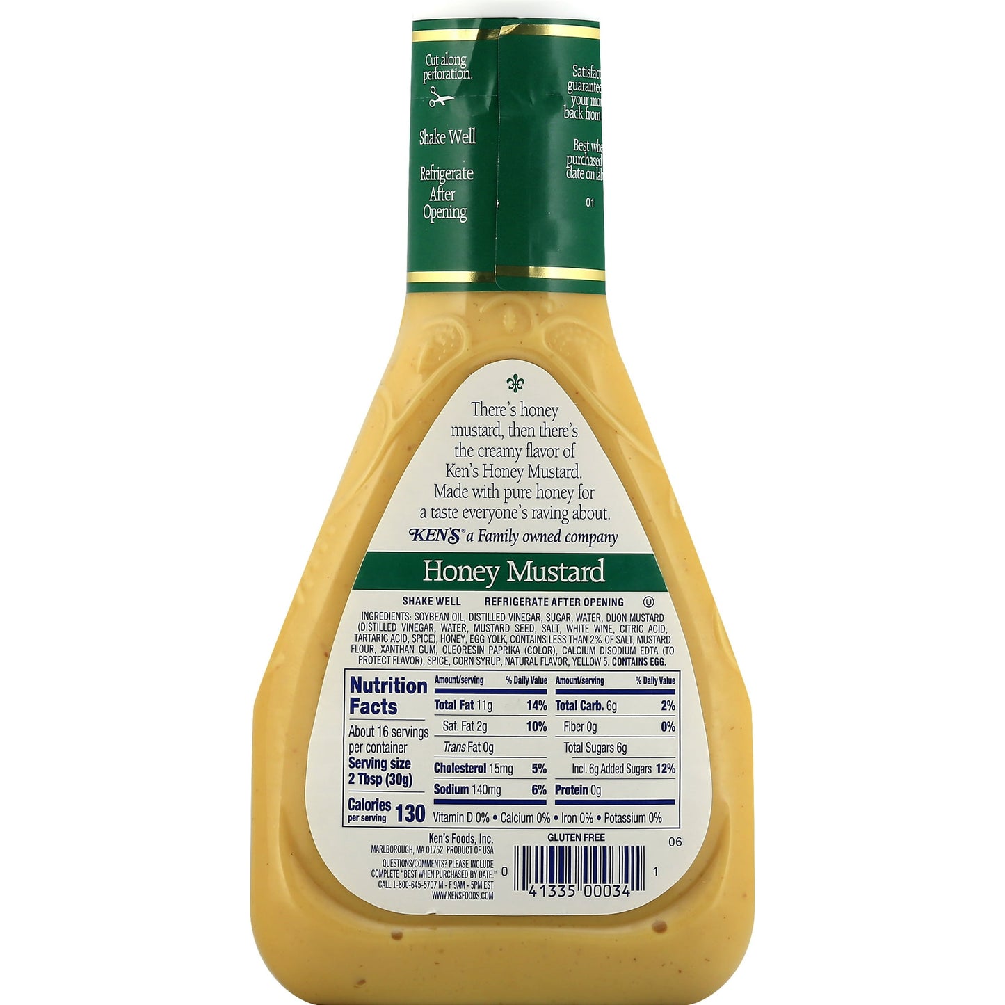 Ken's Steak House Honey Mustard Dressing 16 oz (Pack of 2)