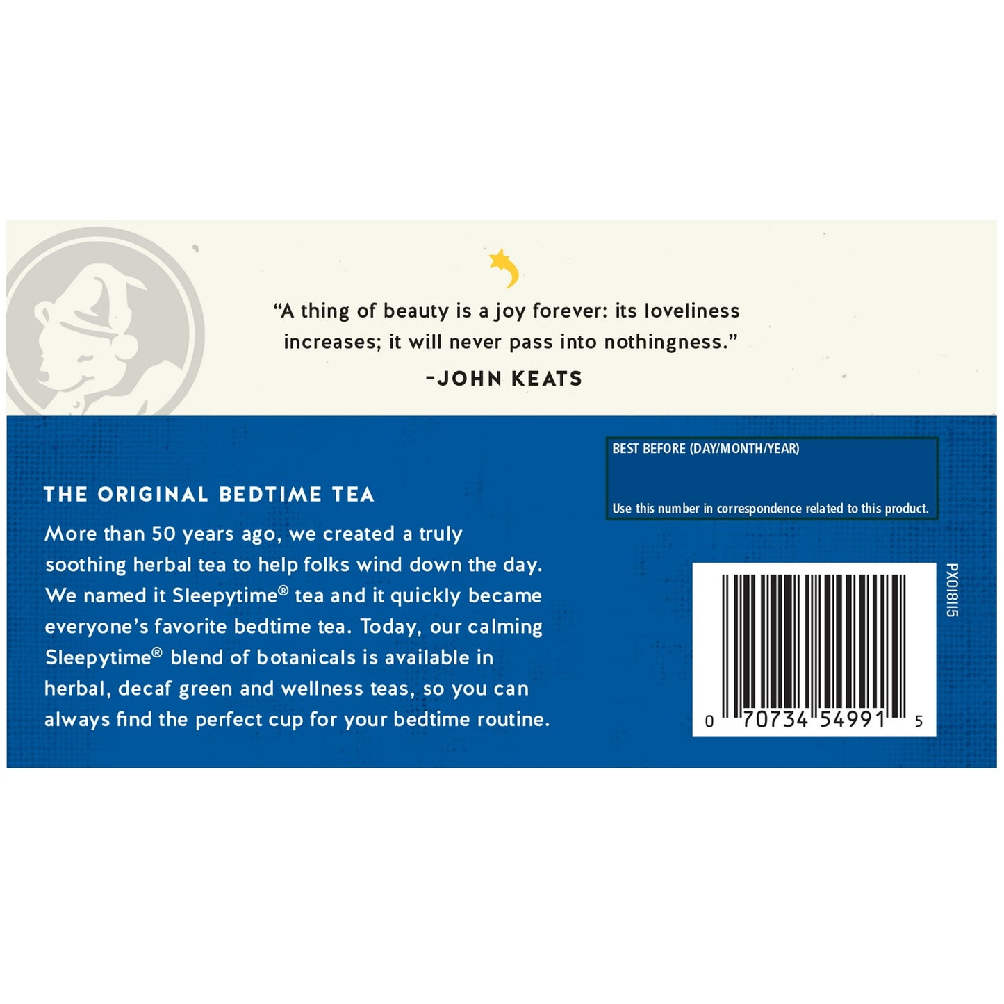 Celestial Seasonings Sleepytime Wellness Biotin Beauty Rest Herbal Tea Bags (18 Count)