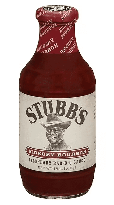 Stubb's Hickory Bourbon BBQ Sauce, 18 oz (Pack of 2)