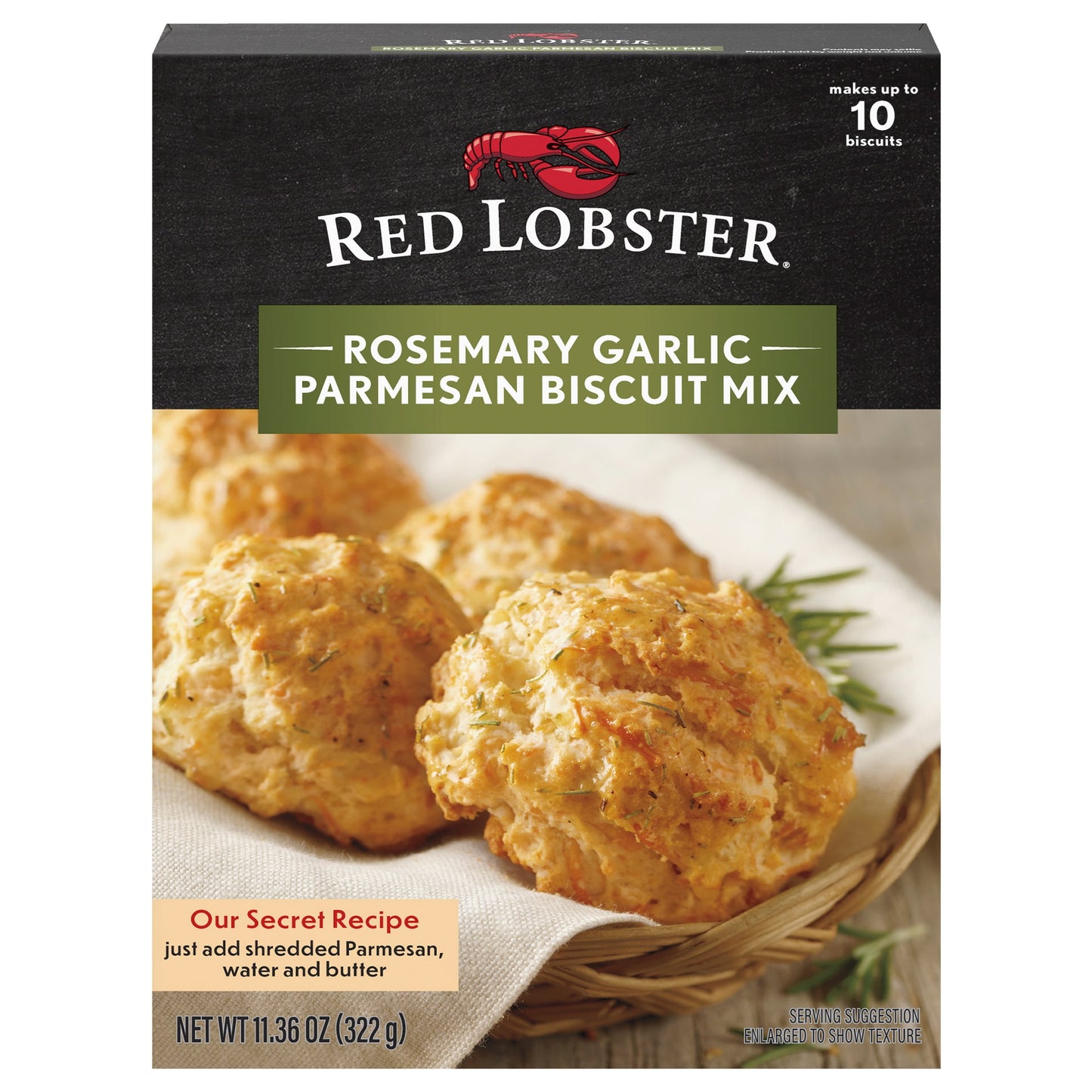 Red Lobster Rosemary Parmesan Biscuit, 11.36 oz Box