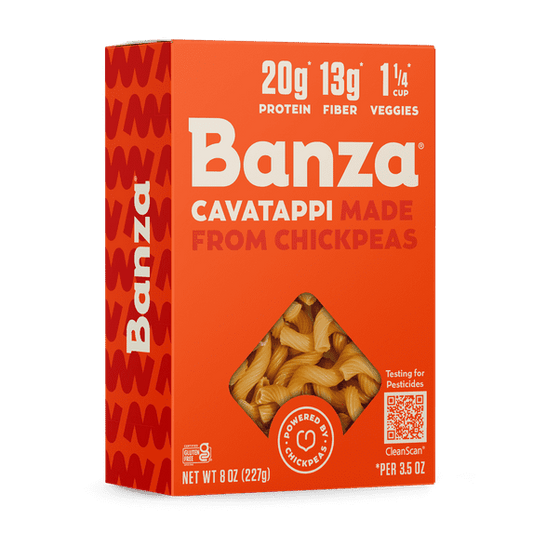 Banza Cavatappi Pasta from Chickpeas Noodles, 8oz (Pack of 2)