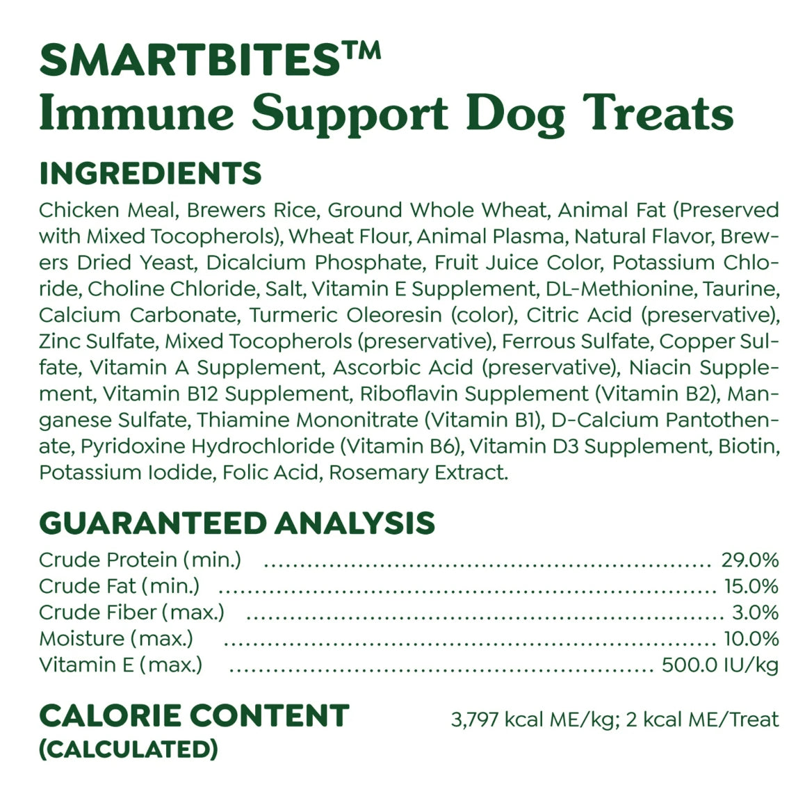 Greenies Smartbites Immune Support Crunchy & Soft Dog Treats, Chicken Flavor, 8 Oz Pack