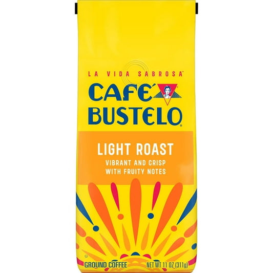Cafe Bustelo Light Roast Ground Coffee, 11 oz Bag