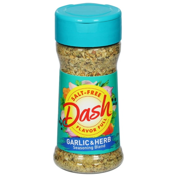 Dash Garlic & Herb Seasoning Blend, Salt Free Kosher, 2.5 oz (Pack of 4)