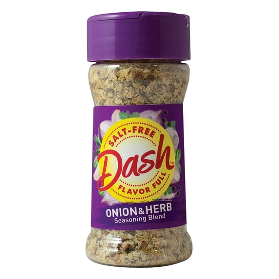 Dash Onion & Herb Seasoning Blend, Salt Free, Kosher, 2.5 oz (Pack of 4)