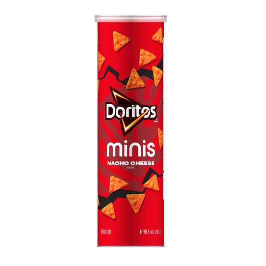 Doritos Minis, Nacho Cheese Flavored Tortilla Chips, 5.125 oz (Pack of 3)