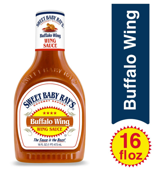 Sweet Baby Ray's Buffalo Wing Marinade and Sauce 16 oz (Pack of 2)