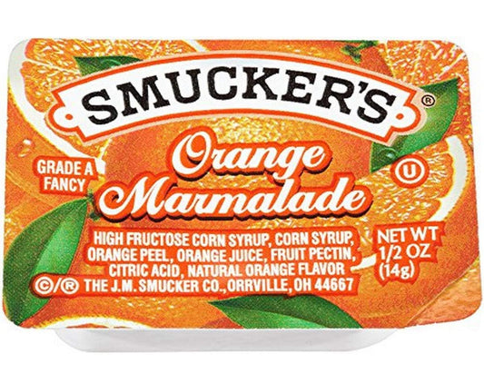 Smucker’s Orange Marmalade Packets, .5oz (Box of 200)