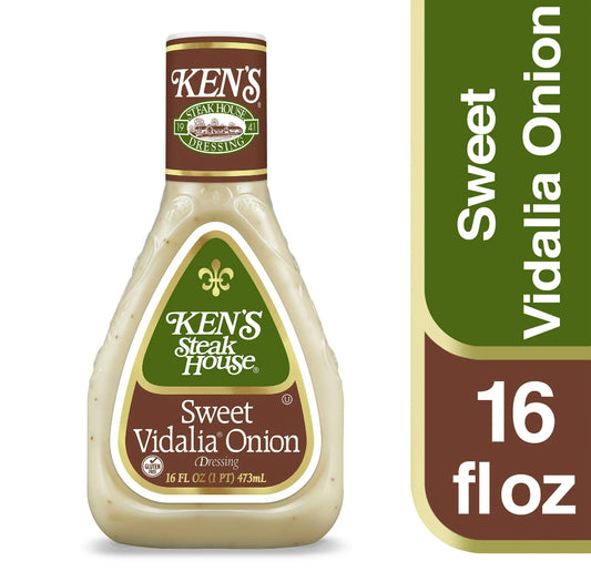 Ken's Steak House Sweet Vidalia Onion Dressing 16 fl oz (Pack of 2)
