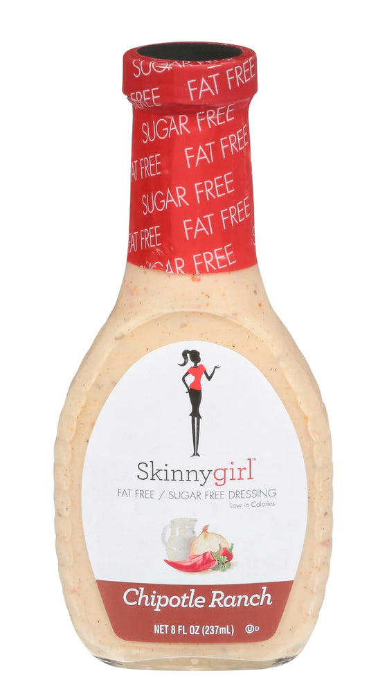 Skinnygirl, Fat-Free, Sugar-Free Chipotle Ranch Dressing, 8 fl oz (Pack of 4)