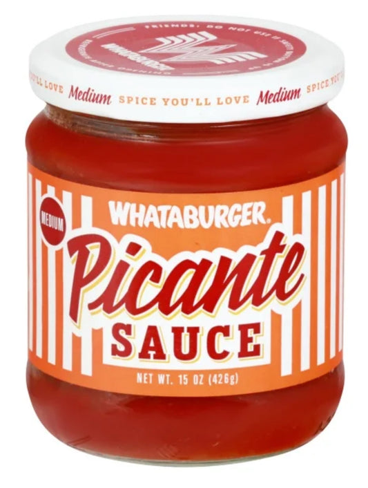 Whataburger Picante Sauce, 15oz (Pack of 2)