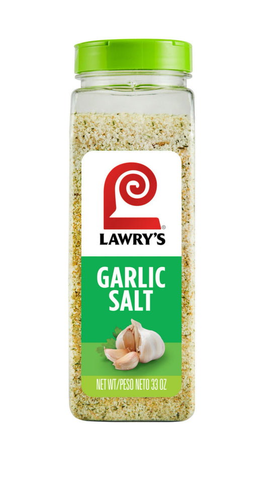 Lawry’s Coarse Ground Garlic Salt with Parsley, 33oz (Restaurant Size)