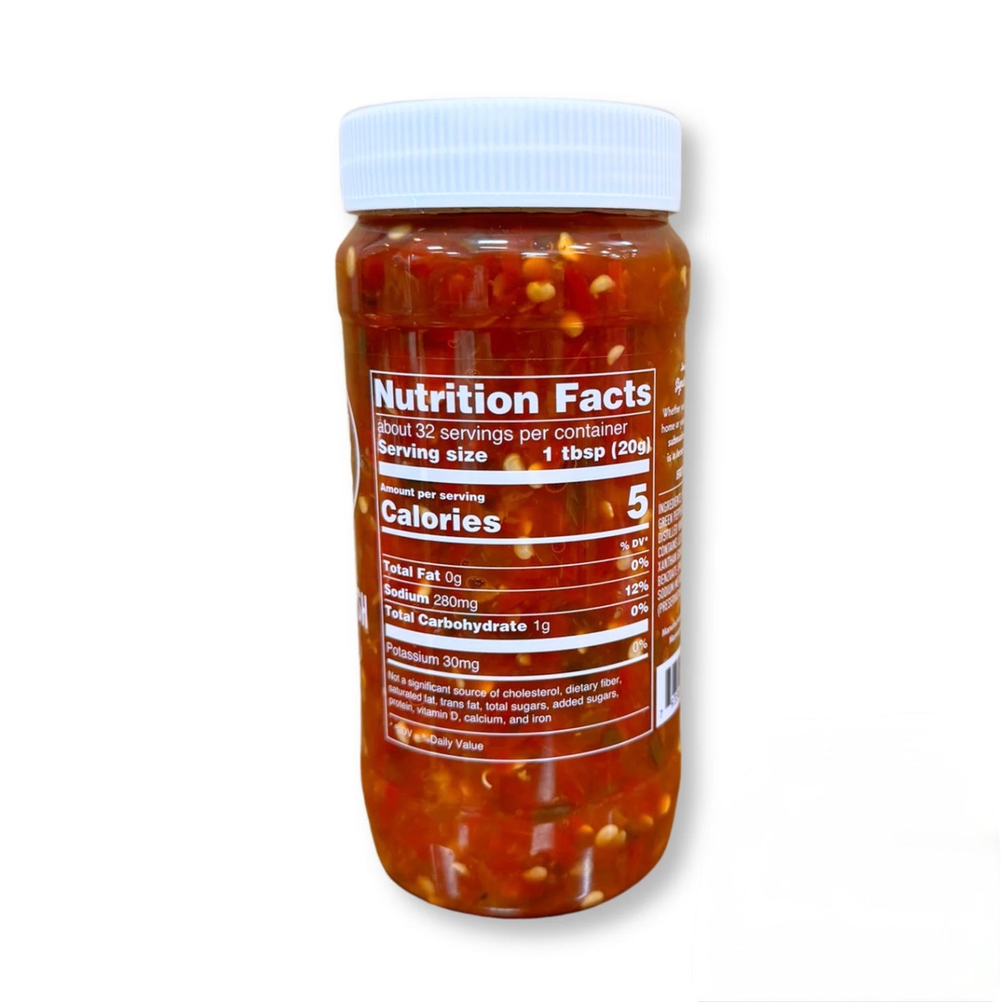 Jersey Mike's Subs Hot Chopped Pepper Relish, 16 oz