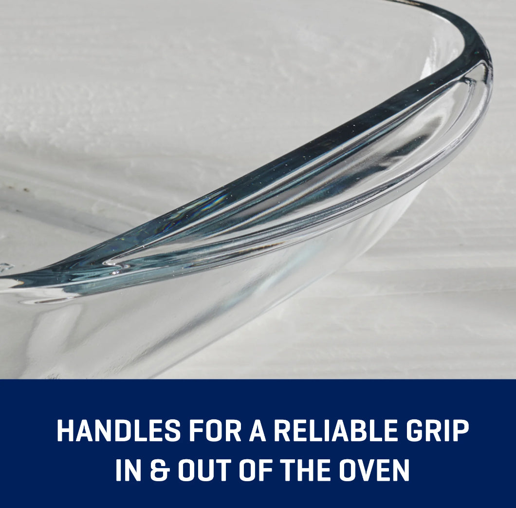 Anchor Hocking 8" x 8" Glass Cake Pan, 2qt/L