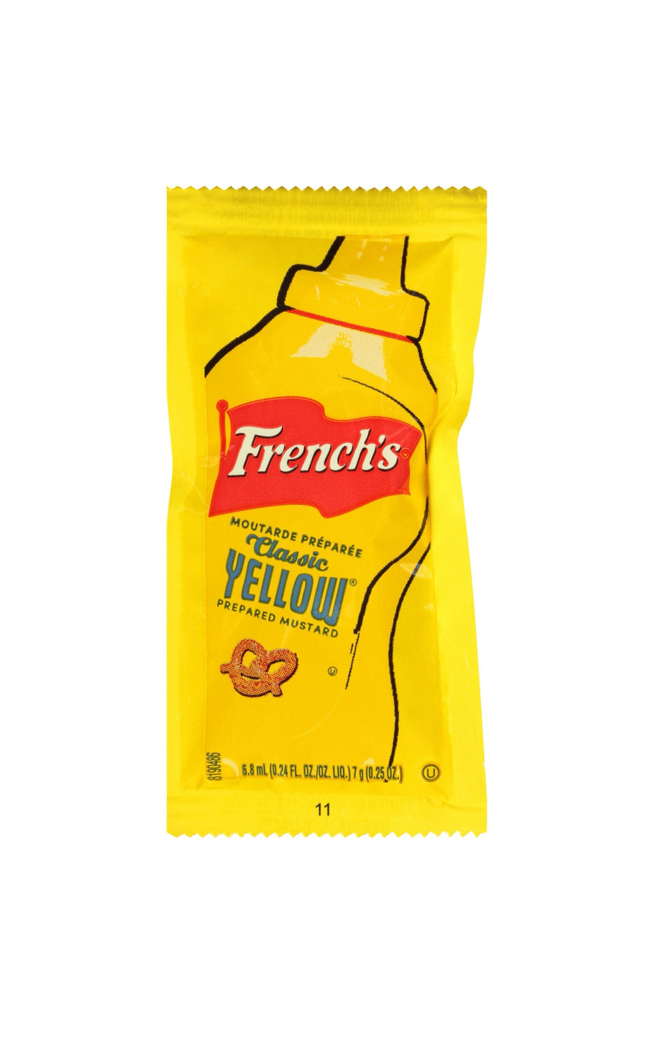French’s Mustard Single Serve Packets, 5.5g (500 Packets)