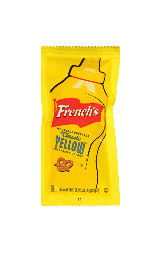 French’s Mustard Single Serve Packets, 5.5g (500 Packets)
